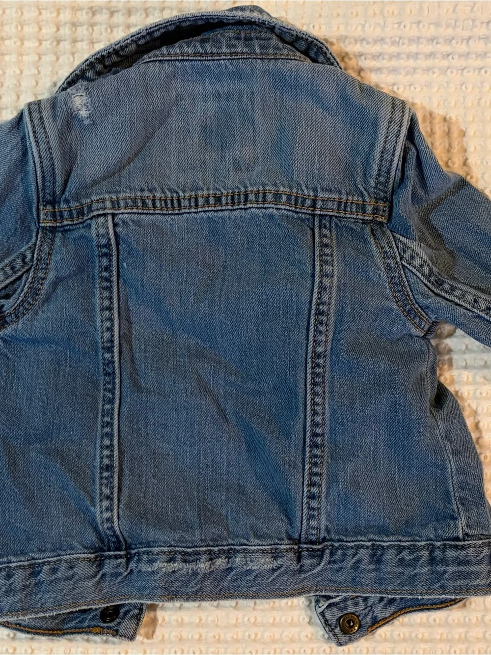 GAP Kids Denim Distressed Jacket - Medium wash